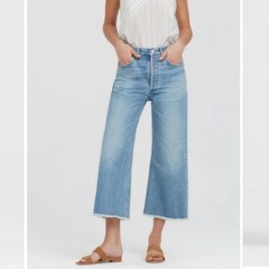 Citizens Of Humanity Emma Wide Leg Crop Jeans